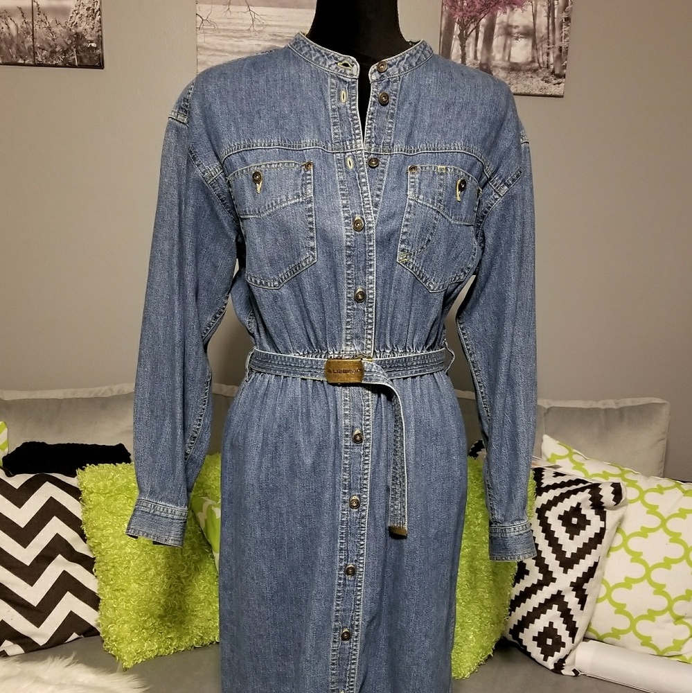 Denim Maxi Dress